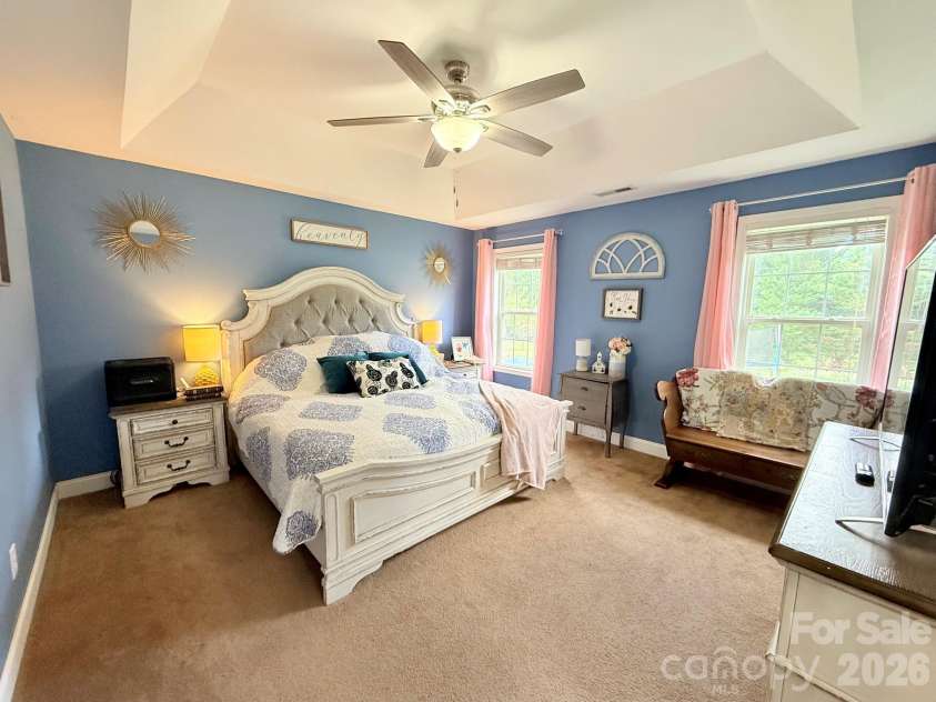 5360 Stonegate Farm Drive, Granite Falls, NC 28630.  MLS# CAR4396768, YatesRealty ID 32711. Primary Bedroom