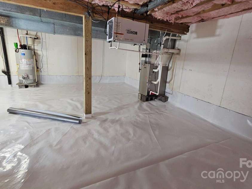 920 McKinney Gap Drive, Mars Hill, NC 28754.  MLS# CAR4277067, YatesRealty ID 32718. Newly encapsulated basement!