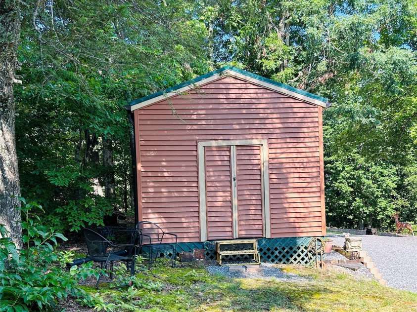 8799 Lisa Trail, Connelly Springs, NC 28612.  MLS# CAR4292879, YatesRealty ID 32719. 16' x 12' outbuilding/workshop