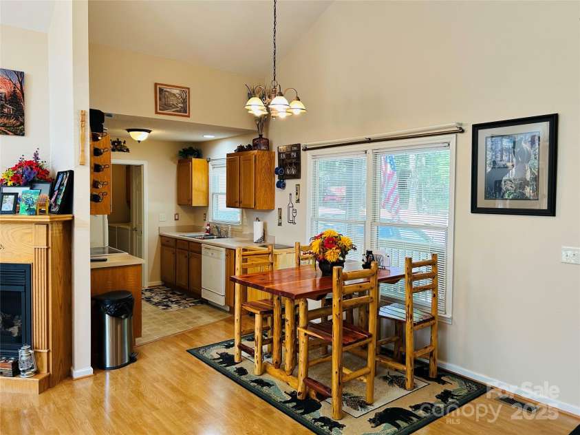 8799 Lisa Trail, Connelly Springs, NC 28612.  MLS# CAR4292879, YatesRealty ID 32719. Kitchen and Dining Combo