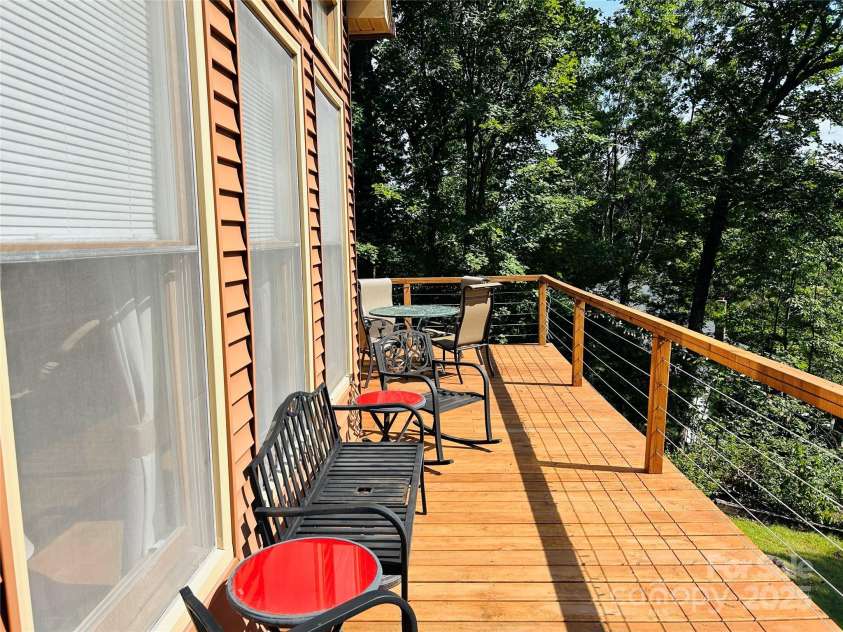 8799 Lisa Trail, Connelly Springs, NC 28612.  MLS# CAR4292879, YatesRealty ID 32719. Large Back Deck Made with Lifetime Cedar