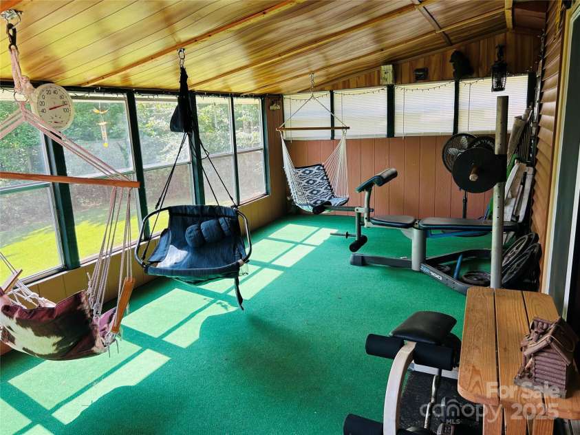 8799 Lisa Trail, Connelly Springs, NC 28612.  MLS# CAR4292879, YatesRealty ID 32719. Sunroom
