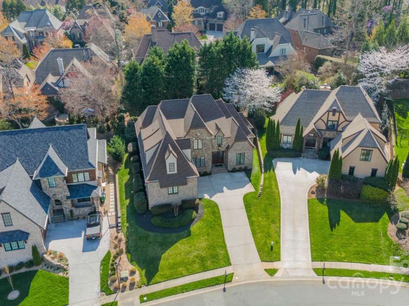 913 Dacavin Drive, Charlotte, NC 28226.  MLS# CAR4238298, YatesRealty ID 3272. Aerial View