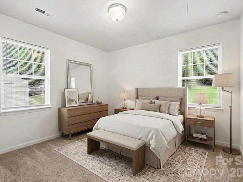 3608 Corbett Street, Charlotte, NC 28208.  MLS# CAR4396123, YatesRealty ID 32720. Virtually staged second bedroom