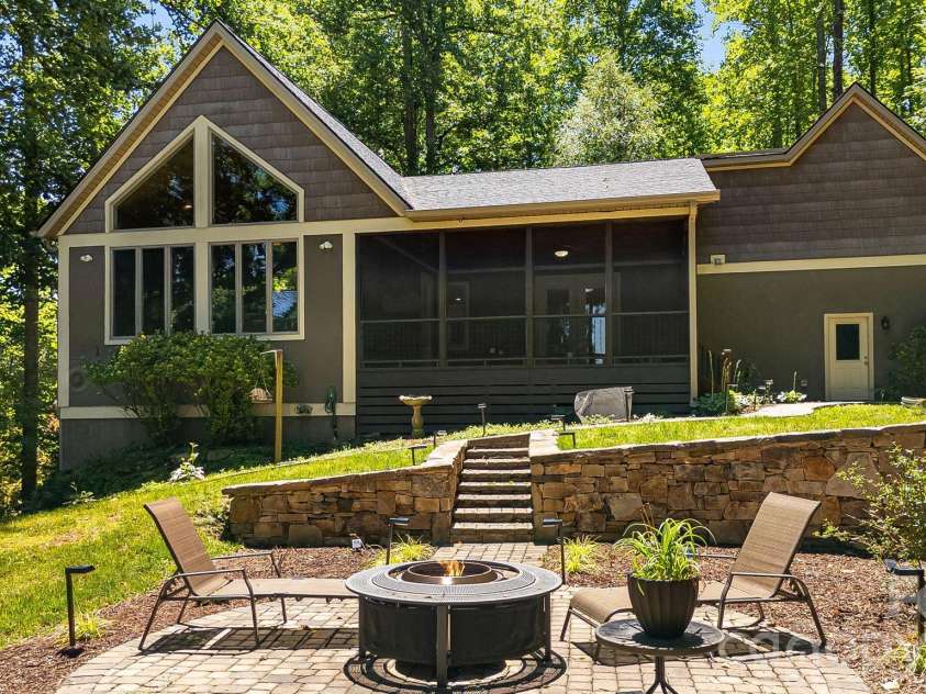 67 Reeses Ridge Court, Hendersonville, NC 28739.  MLS# CAR4387257, YatesRealty ID 32724. View from backyard