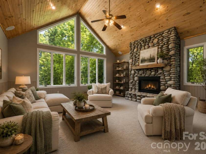 67 Reeses Ridge Court, Hendersonville, NC 28739.  MLS# CAR4387257, YatesRealty ID 32724. Virtually Staged