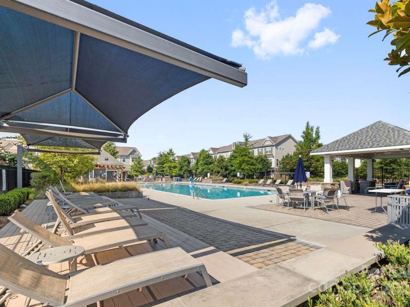 9324 Ainslie Downs Street, Charlotte, NC 28273.  MLS# CAR4276597, YatesRealty ID 32727. Community pool and cabana
