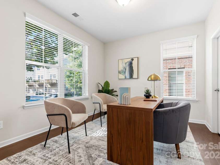 9324 Ainslie Downs Street, Charlotte, NC 28273.  MLS# CAR4276597, YatesRealty ID 32727. Entry level flex room - perfect for home office or gym!