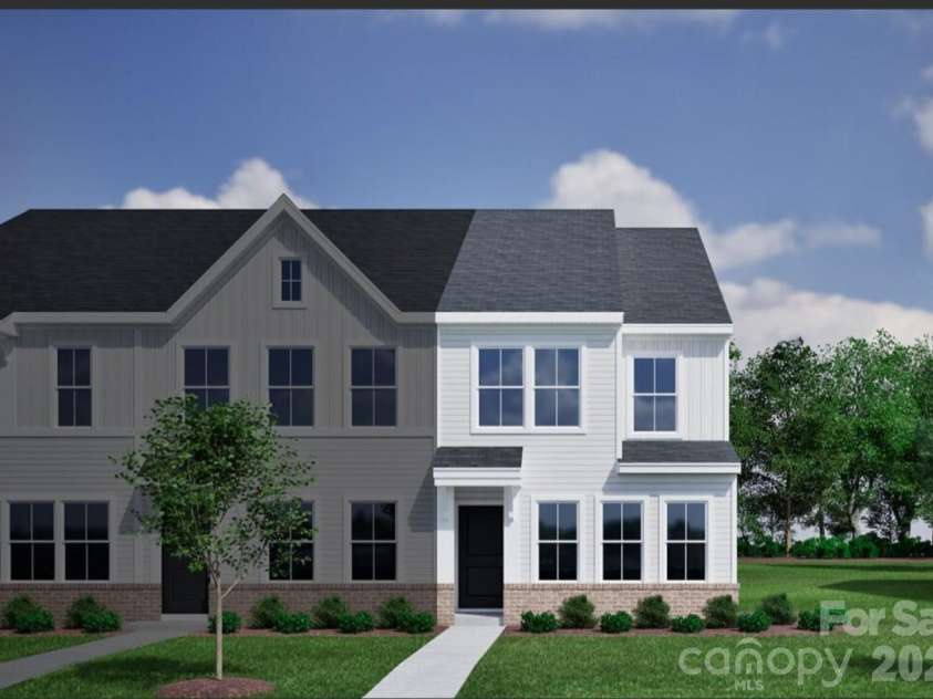 6518 Harlech Street, Charlotte, NC 28269.  MLS# CAR4341732, YatesRealty ID 3273. Homesite 17 Rendering for the Canalily B floorplan. This is an end-unit. 