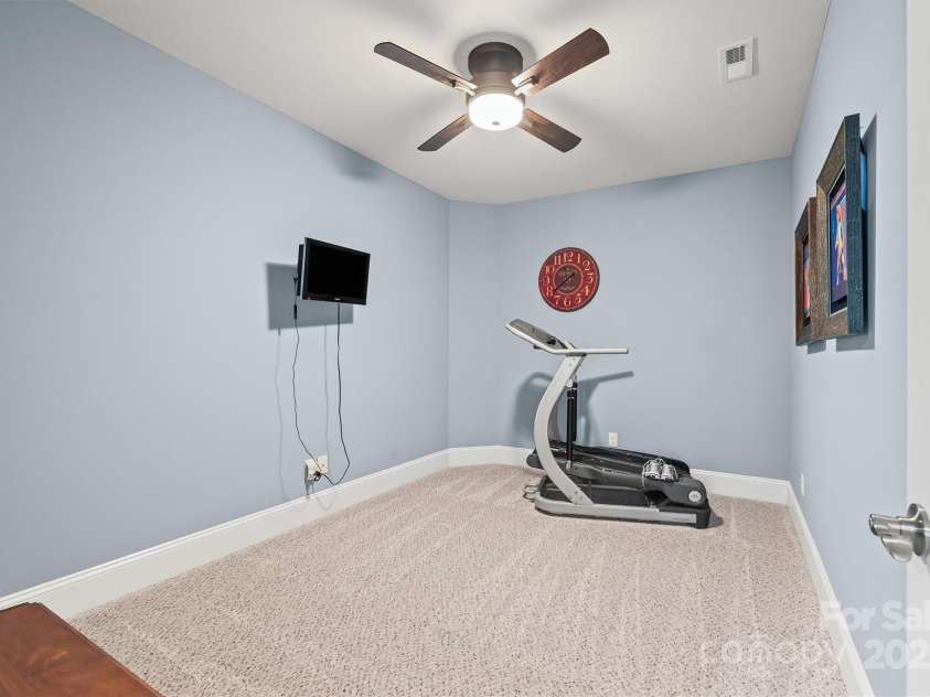 703 English Tudor Lane, Charlotte, NC 28211.  MLS# CAR4259545, YatesRealty ID 32734. Lower-level office