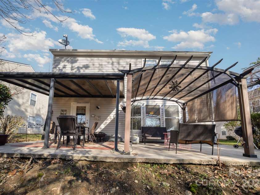 12413 Stowe Acres Drive, Charlotte, NC 28262.  MLS# CAR4198532, YatesRealty ID 3274. Backyard