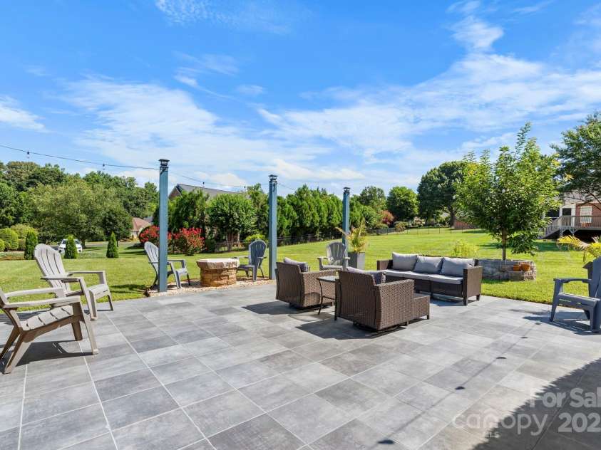 2774 Palmer Drive, Conover, NC 28613.  MLS# CAR4283598, YatesRealty ID 32741. Back Patio 