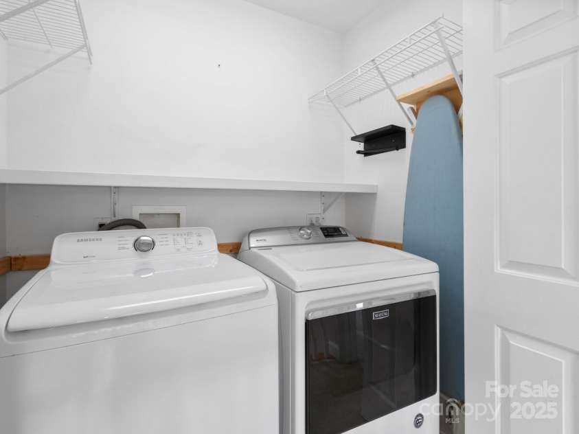 206 Bridle Path, Candler, NC 28715.  MLS# CAR4291478, YatesRealty ID 32755. Laundry Closet 