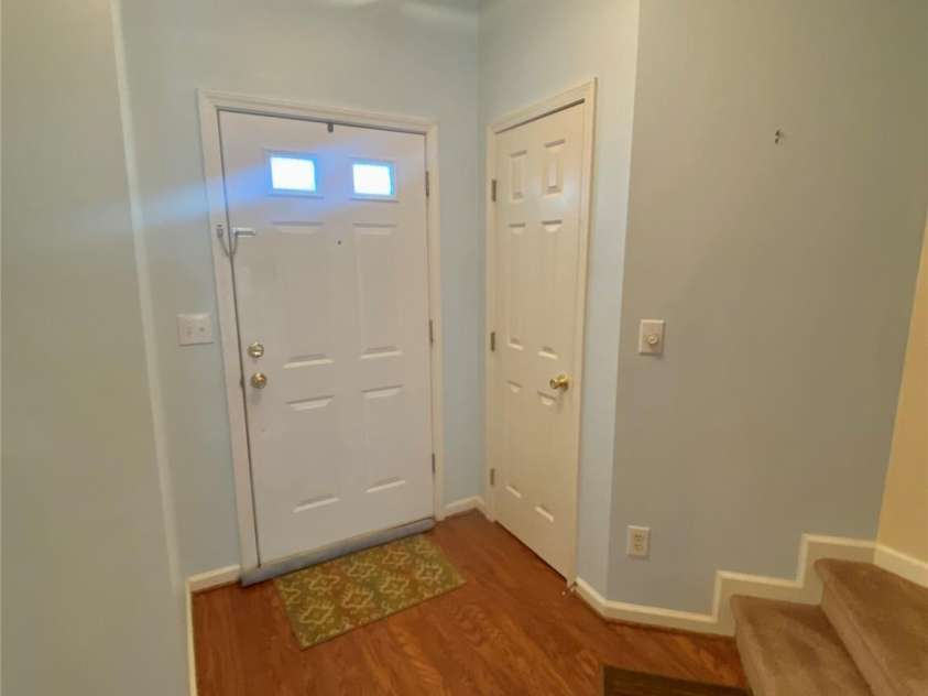 6025 Creft Circle, Indian Trail, NC 28079.  MLS# CAR4387929, YatesRealty ID 32758. Front door entry area with coat closet.