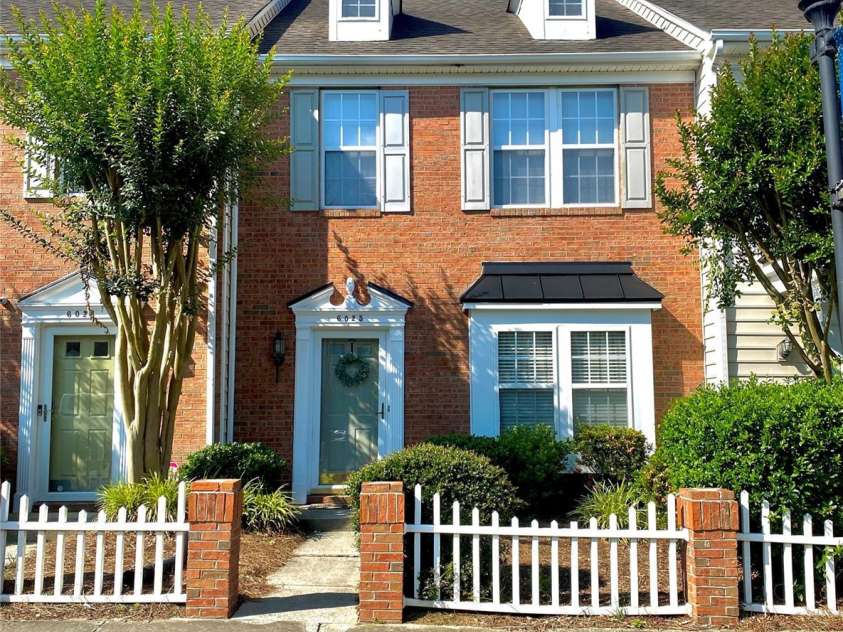 6025 Creft Circle, Indian Trail, NC 28079.  MLS# CAR4387929, YatesRealty ID 32758. Second unit on left from the end of 6 townhomes connected.