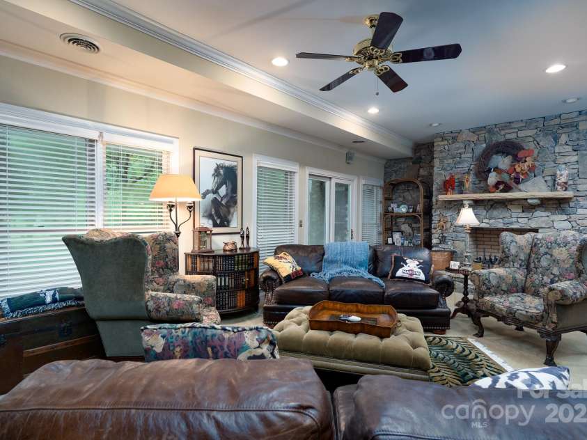 117 Whitley Mill Road, New London, NC 28127.  MLS# CAR4289089, YatesRealty ID 32766. Basement living space