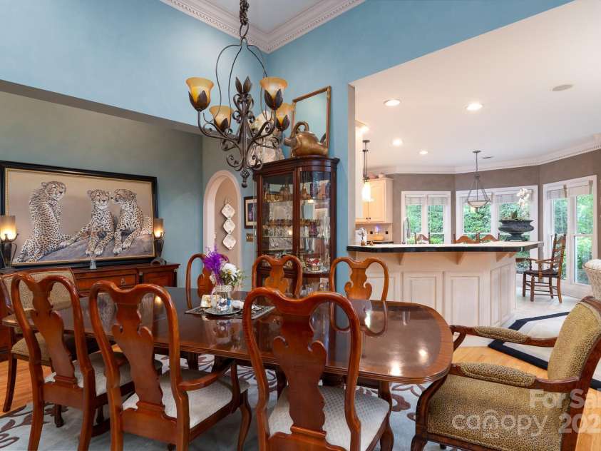 117 Whitley Mill Road, New London, NC 28127.  MLS# CAR4289089, YatesRealty ID 32766. Dining room