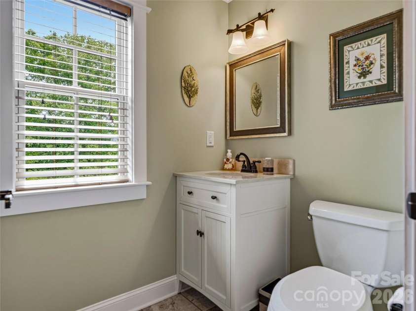 76 Edgelawn Road, Asheville, NC 28804.  MLS# CAR4391400, YatesRealty ID 32775. Half Bath on Second Floor