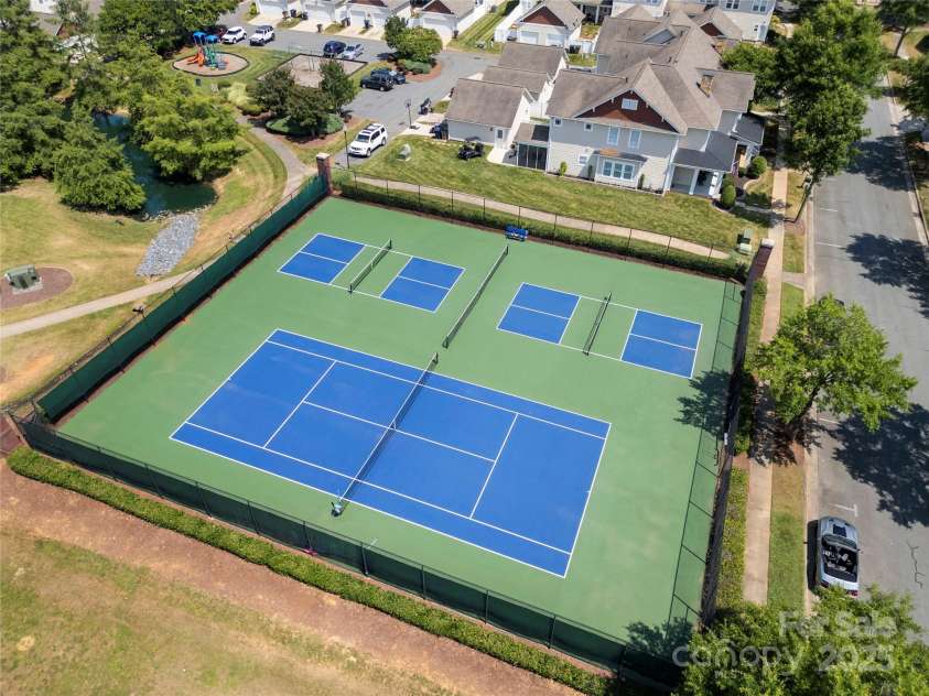 1103 Phar Lap Drive, Indian Trail, NC 28079.  MLS# CAR4273621, YatesRealty ID 32786. Community tennis/pickle ball courts