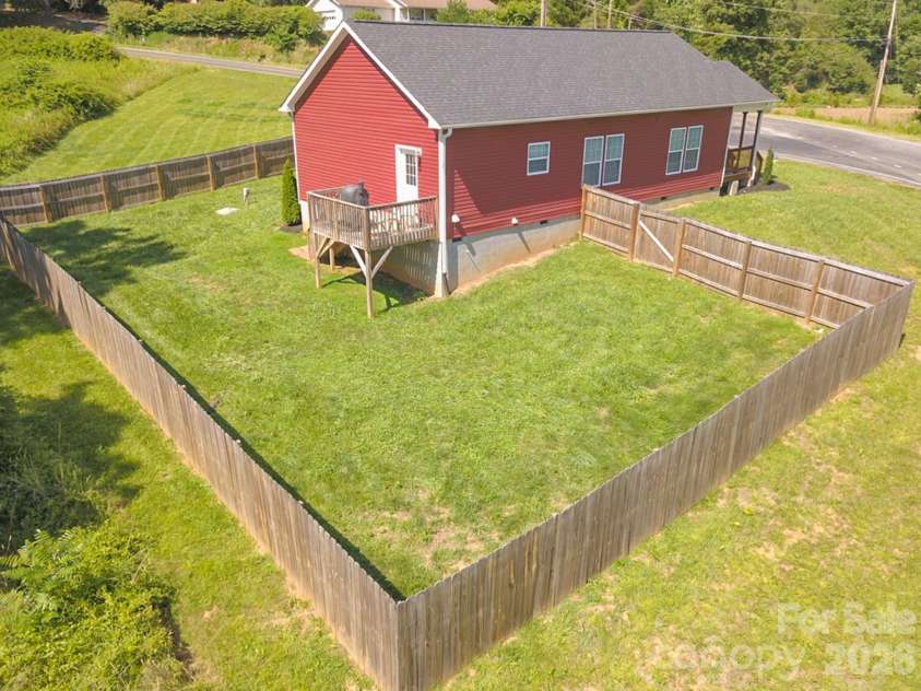 2 Clarks Chapel Extension, Weaverville, NC 28787.  MLS# CAR4393203, YatesRealty ID 32786. Back Yard