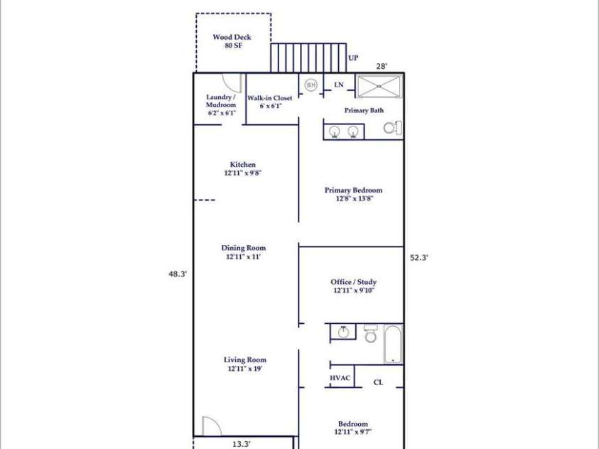 2 Clarks Chapel Extension, Weaverville, NC 28787.  MLS# CAR4393203, YatesRealty ID 32786. Floor Plan
