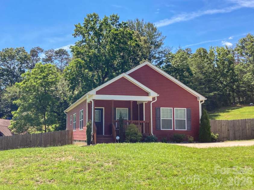 2 Clarks Chapel Extension, Weaverville, NC 28787.  MLS# CAR4393203, YatesRealty ID 32786. Front of home