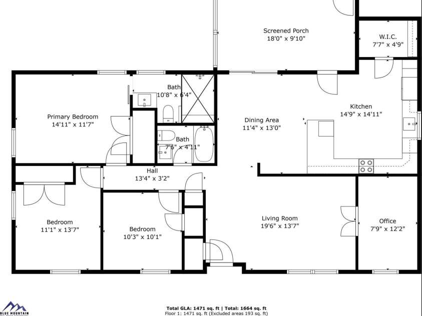 729 Aintree Road, Charlotte, NC 28215.  MLS# CAR4292556, YatesRealty ID 32787. Floor Plan