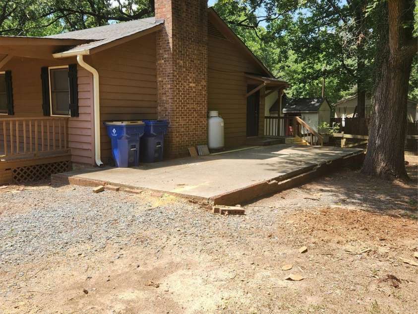 106 Maye Street, Wingate, NC 28174.  MLS# CAR4395338, YatesRealty ID 32788. Right side with driveway/cement pad