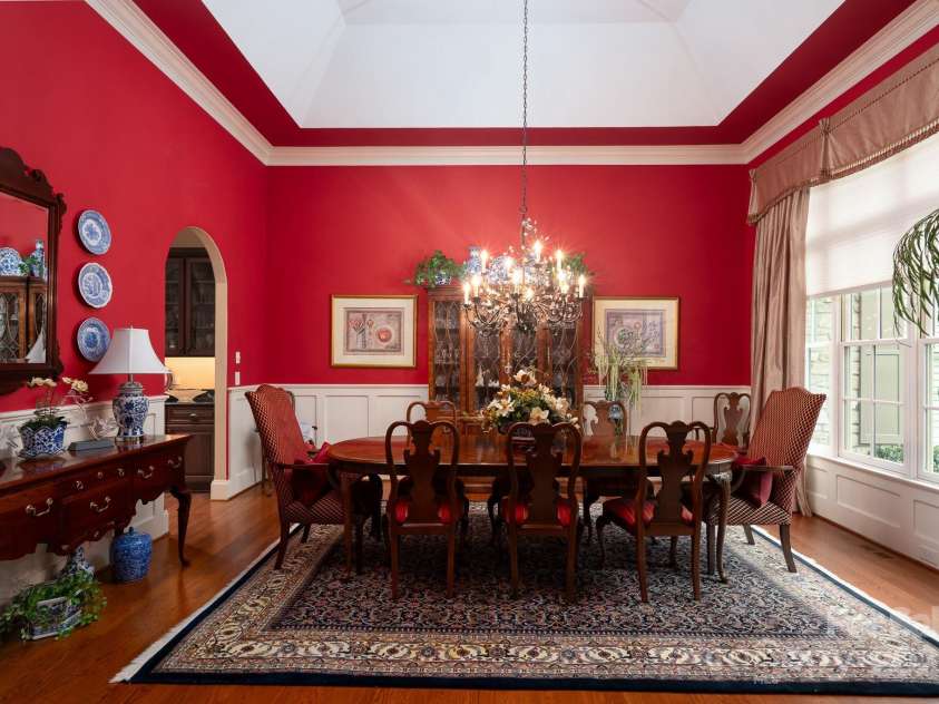 123 Stonebridge Drive, New London, NC 28127.  MLS# CAR4288975, YatesRealty ID 32789. Dining room