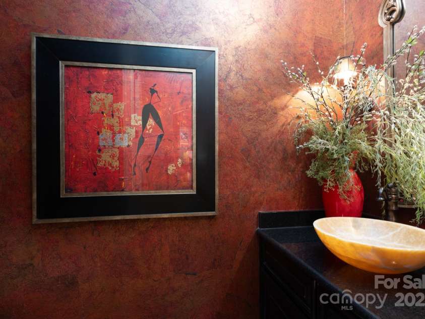 123 Stonebridge Drive, New London, NC 28127.  MLS# CAR4288975, YatesRealty ID 32789. Powder room