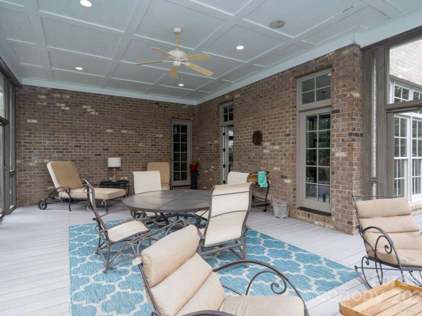 123 Stonebridge Drive, New London, NC 28127.  MLS# CAR4288975, YatesRealty ID 32789. Screened porch