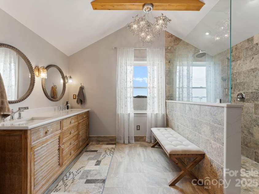 20732 Eastpoint Drive, Cornelius, NC 28031.  MLS# CAR4281277, YatesRealty ID 32793. Primary Bathroom