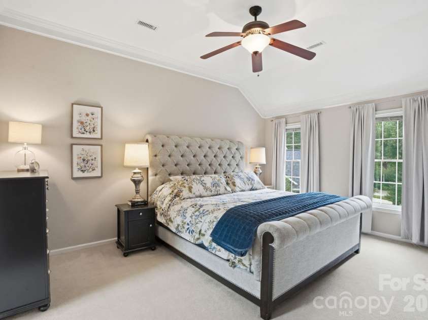 19737 Beneteau Court, Cornelius, NC 28031.  MLS# CAR4391475, YatesRealty ID 32794. Primary Bedroom