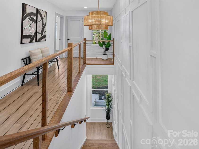 2719 Watson Drive, Charlotte, NC 28208.  MLS# CAR4398595, YatesRealty ID 32812. Open loft overlooking main level