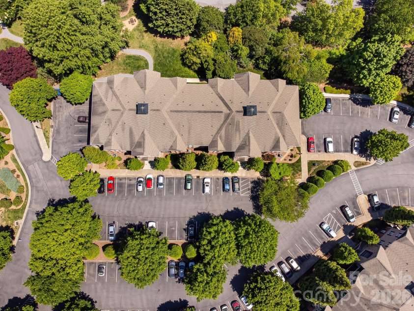 111 Appeldoorn Circle, Asheville, NC 28803.  MLS# CAR4397274, YatesRealty ID 32823. Building One. Condo 111 on left.