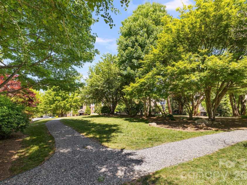 111 Appeldoorn Circle, Asheville, NC 28803.  MLS# CAR4397274, YatesRealty ID 32823. Common area with walking trails