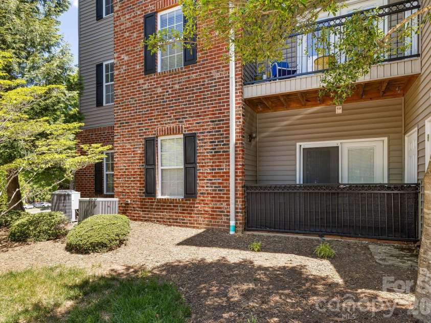 111 Appeldoorn Circle, Asheville, NC 28803.  MLS# CAR4397274, YatesRealty ID 32823. Patio from outside.