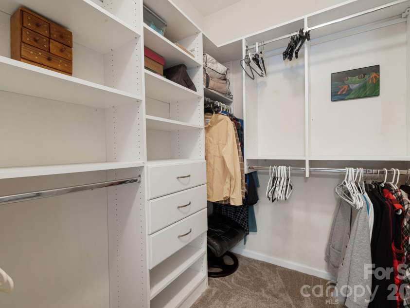 111 Appeldoorn Circle, Asheville, NC 28803.  MLS# CAR4397274, YatesRealty ID 32823. Walk-in closet with great storage