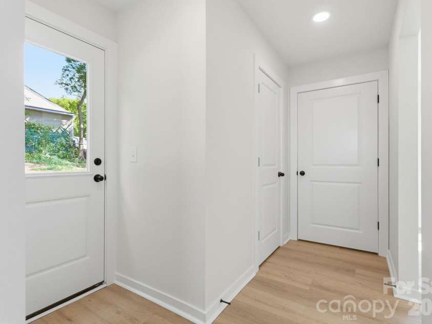 53 Young Avenue, Concord, NC 28025.  MLS# CAR4397101, YatesRealty ID 32833. Hall to Back Door