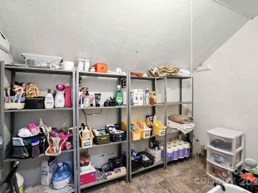 100 Ridge Avenue, Kannapolis, NC 28083.  MLS# CAR4286009, YatesRealty ID 32834. Linen closet /utility room 