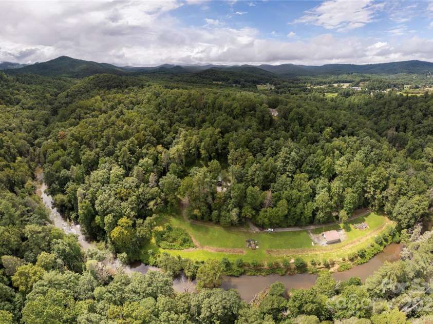 458 Rio Verde Drive, Zirconia, NC 28790.  MLS# CAR4289067, YatesRealty ID 32844. From the tree line on the left to beyond the tree line on the right.  It's all yours!!