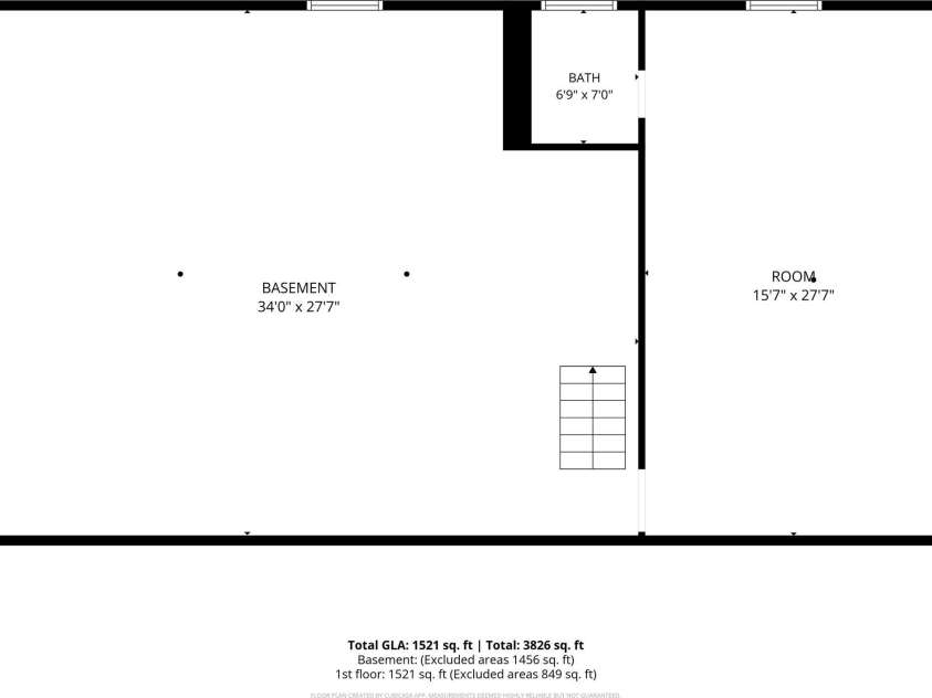 607 Ebenezer Road, Kannapolis, NC 28083.  MLS# CAR4397571, YatesRealty ID 32847. Basement