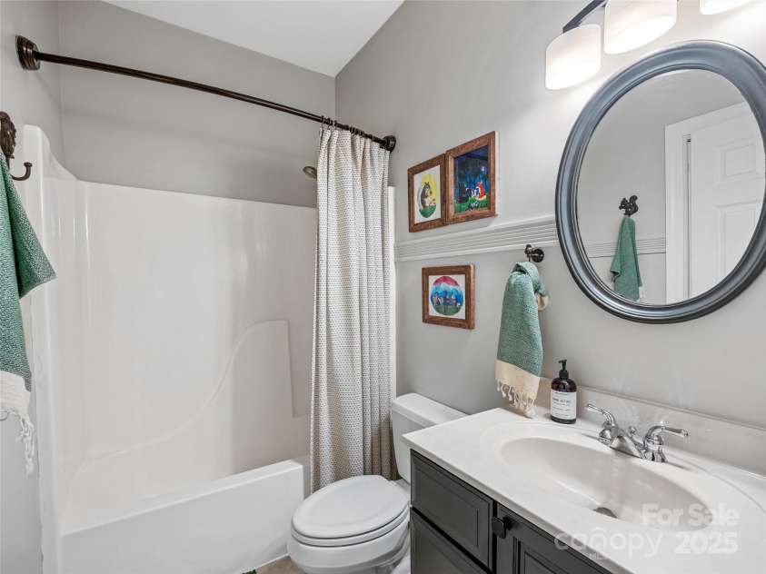 247 Big Raven Lane, Saluda, NC 28773.  MLS# CAR4272997, YatesRealty ID 32851. 2nd bathroom