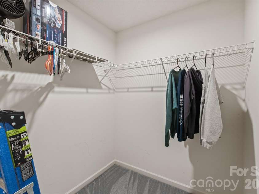 15411 Asterwind Court, Charlotte, NC 28277.  MLS# CAR4390329, YatesRealty ID 32878. Walk-in Closet for plenty of space.