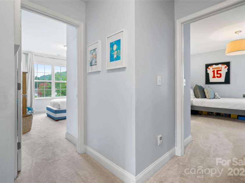 19333 Pocono Lane, Cornelius, NC 28031.  MLS# CAR4286537, YatesRealty ID 32878. View of the secondary bedrooms - between them is a Jack -n- Jill Bathroom.