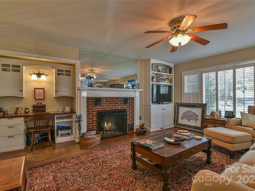 302 Montreat Road, Black Mountain, NC 28711.  MLS# CAR4234971, YatesRealty ID 3288. Nice Look at the Fireplace