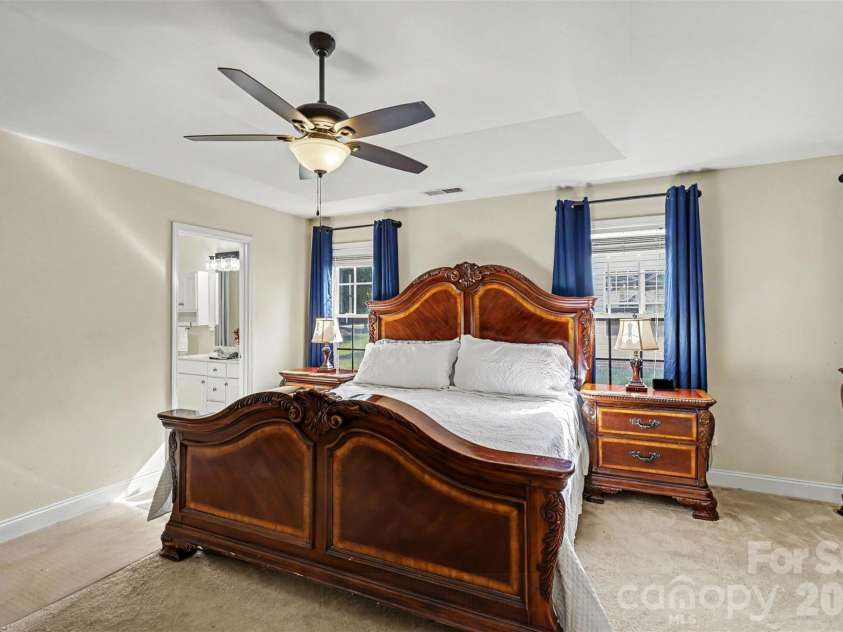 2024 Galena Chase Drive, Indian Trail, NC 28079.  MLS# CAR4393718, YatesRealty ID 32881. Primary Bedroom