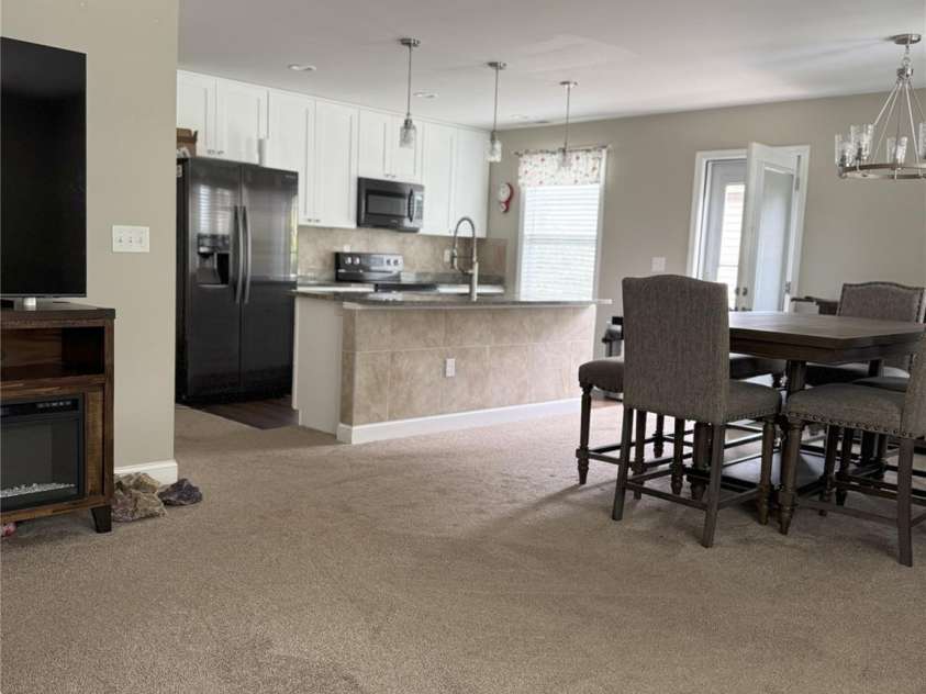 9 Half Moon Drive, Swannanoa, NC 28778.  MLS# CAR4289226, YatesRealty ID 32882. Dining and Kitchen