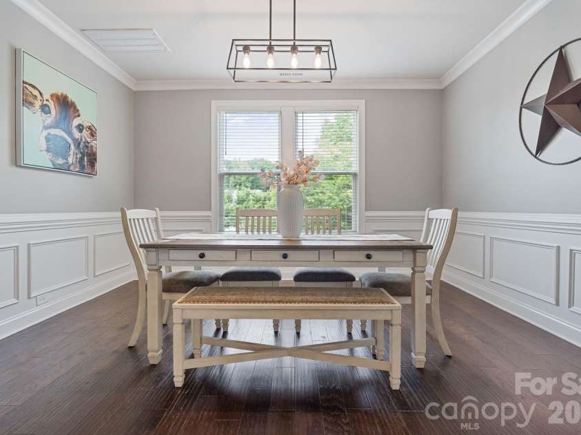 166 Stibbs Cross Road, Mooresville, NC 28115.  MLS# CAR4380055, YatesRealty ID 32883. Formal Dining Room