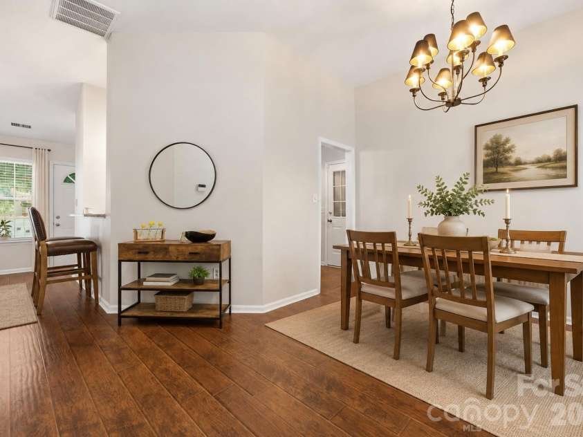 5701 Ebley Lane, Charlotte, NC 28227.  MLS# CAR4390398, YatesRealty ID 32891. Virtually enhanced entryway.